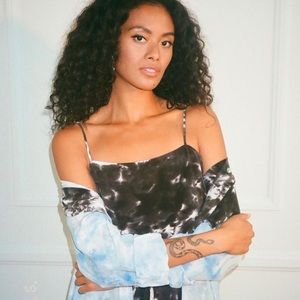 R.G. Kane water tie dye cami tank size small